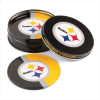 TIN COASTER SET - PITTSBURGH STEELERS