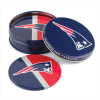 TIN COASTER SET - NEW ENGLAND PATRIOTS