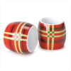 PERFECTLY PLAID S/4 NAPKIN RINGS