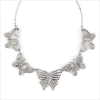 LACEWORK BUTTERFLY NECKLACE (WFM-38505)