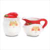 SMILING SANTA SUGAR & CREAMER (WFM-38604)