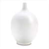 WHITE CERAMIC LONGNECK VASE (WFM-38663)