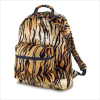 TIGER PRINT PLUSH BACKPACK (WFM-38725)