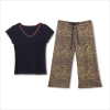 LEOPARD PRINT PJ SET - SMALL  (WFM-38786)