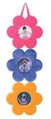 PLUSH FLOWER WALL PHOTO FRAMES