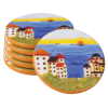 6 PC PATCHWORK COAST COASTERS