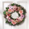 ROSE HYDRANGEA MIXED WREATH