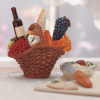 5 PC WINE SPREADERS/BASKET SET