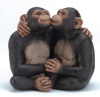 Kissing Monkey Couple