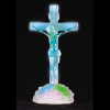 Frosted Crucifix with Multicolor Light
