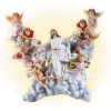 Jesus in Clouds Wall Light