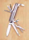 Stainless Steel 10-Function Pocketknife