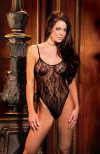 V-NECK LACE TEDDY