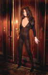 OPAQUE LONG SLEEVE BODY STOCKING