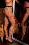 SPANDEX DIAMOND NET PANTYHOSE