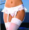 SATIN GARTER BELT