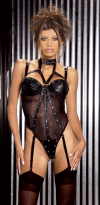 Fishnet Underwire Teddy