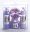 BATH SET IN ORGANZA BASKET