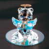 MAR. GLASS ANGEL BEAR W/HEART