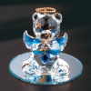 SEPT GLASS ANGEL BEAR W/HEART