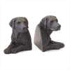 ALAB BLACK LABRADOR BOOKENDS