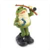 FROG W/FISHING POLE WOBBLE FIG