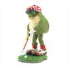 GOLFING FROG WOBBLE FIGURINE