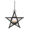 METAL STAR GLASS T-LITE HODER