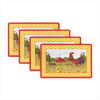 4 PC ROOSTER VINYL PLACEMAT
