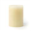 DISCONTINUED SHORT IVORY UNSCENTED PILLAR CANDLES