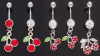 80 Cherry Navel Belly Rings