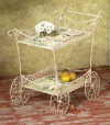 Metal Magnolia Tea Cart