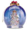 SPUN GLASS TREE ORNAMENT