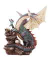 OUT DRAGON AND SKULLS STATUE