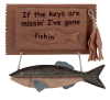 GONE FISHIN KEY HOLDER