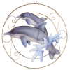 DOLPHINS SUNCATCHER PLAQUE