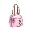 POODLE PINK BROWN BOWLER BAG