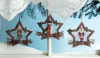 Wood Star Christmas Ornaments