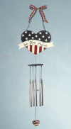 Heart-Shape Americana Wind Chime