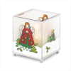 SQUARE X-MAS ANGEL CANDLEHOLDR