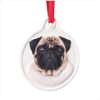 BEST FRIEND PUG ORNAMENT