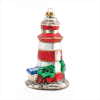 LIGHTHOUSE GLASS ORNAMENT