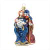 NATIVITY GLASS ORNAMENT