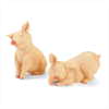 SET OF 2PIG FIGURINES