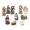 10 PC RESIN NATIVITY SET