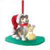 X-MAS KITTEN ORNAMENT