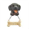 WELCOME DOG PLAQUE - BLACK LAB