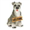 WELCOME DOG SIGN - SCHNAUZER