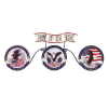 Eagle and Flag Plate Set