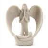 STONE FINISH ANGEL VOTIVE HLDR